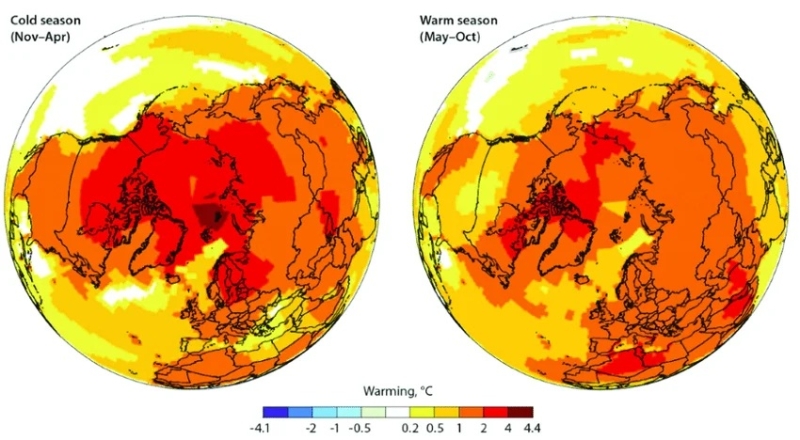  Efectos del calentamiento global sobre los procesos de la circulación atmosférica en el hemisferio norte durante el periodo 1899-2019