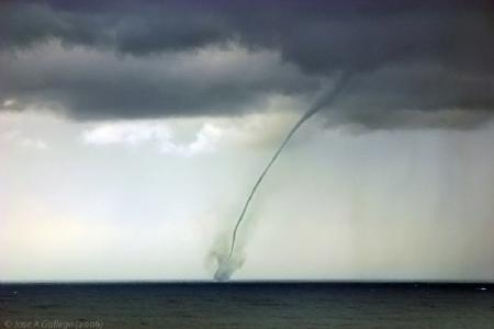 Las mangas o trombas marinas