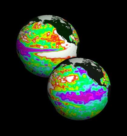 Antecedentes históricos y descripción  del fenómeno El Niño, Oscilación del Sur