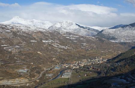 El fogony (efecto föhn) en el valle pirenaico de Sort