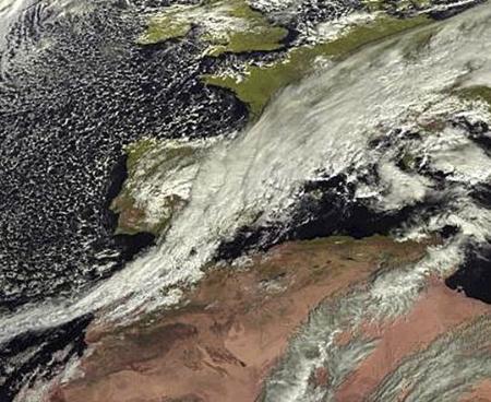 Dinámica de los frentes en otoño a su paso por el meridiano 0º en Europa occidental