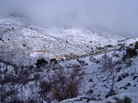 Nevadas en la montaña alcoyana (Alicante) ¿riesgo climático?