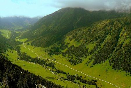 Foehn del sur en el valle de Arán