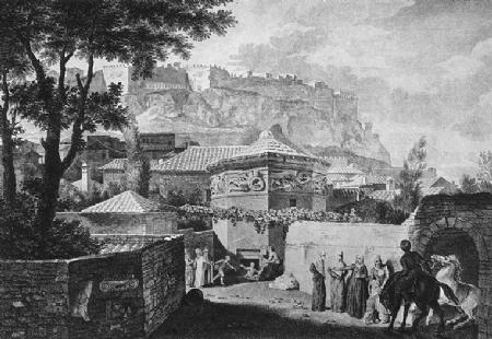 La torre de los vientos en Atenas