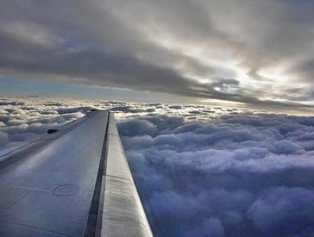 Nubes en ruta