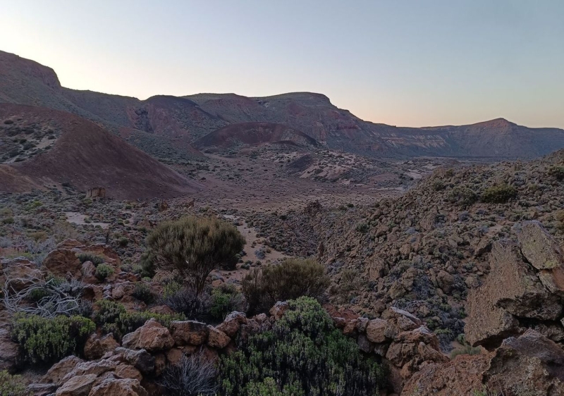 El congelador nocturno permanente de Las Cañadas del Teide