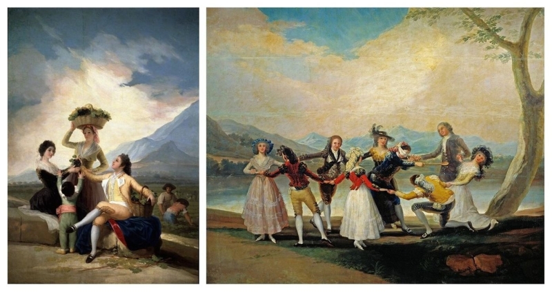 Las tormentas que pintó Goya en sus famosos cartones para tapices