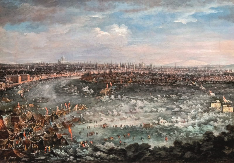 Las Ferias de Hielo de Londres. La parte lúdica de los grandes fríos de antaño